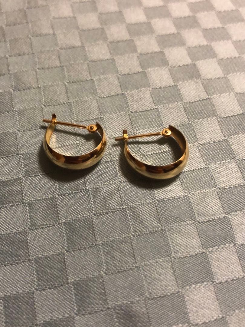 k18 フープピアス