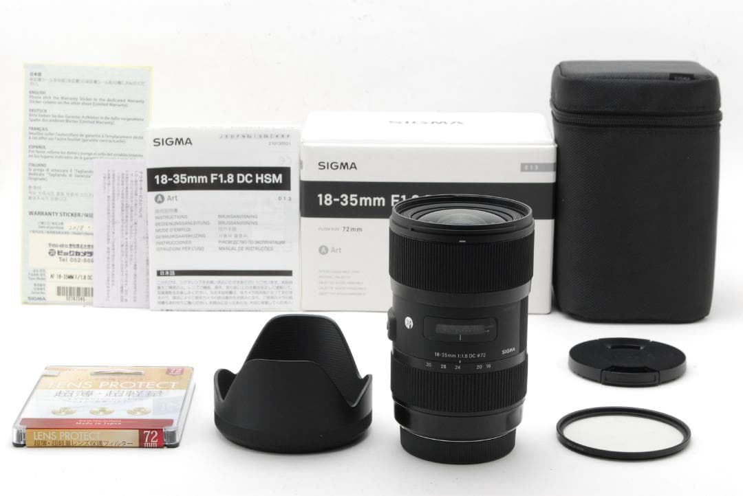 【美品】 SIGMA 18-35mm F1.8 Art Canon キャノン