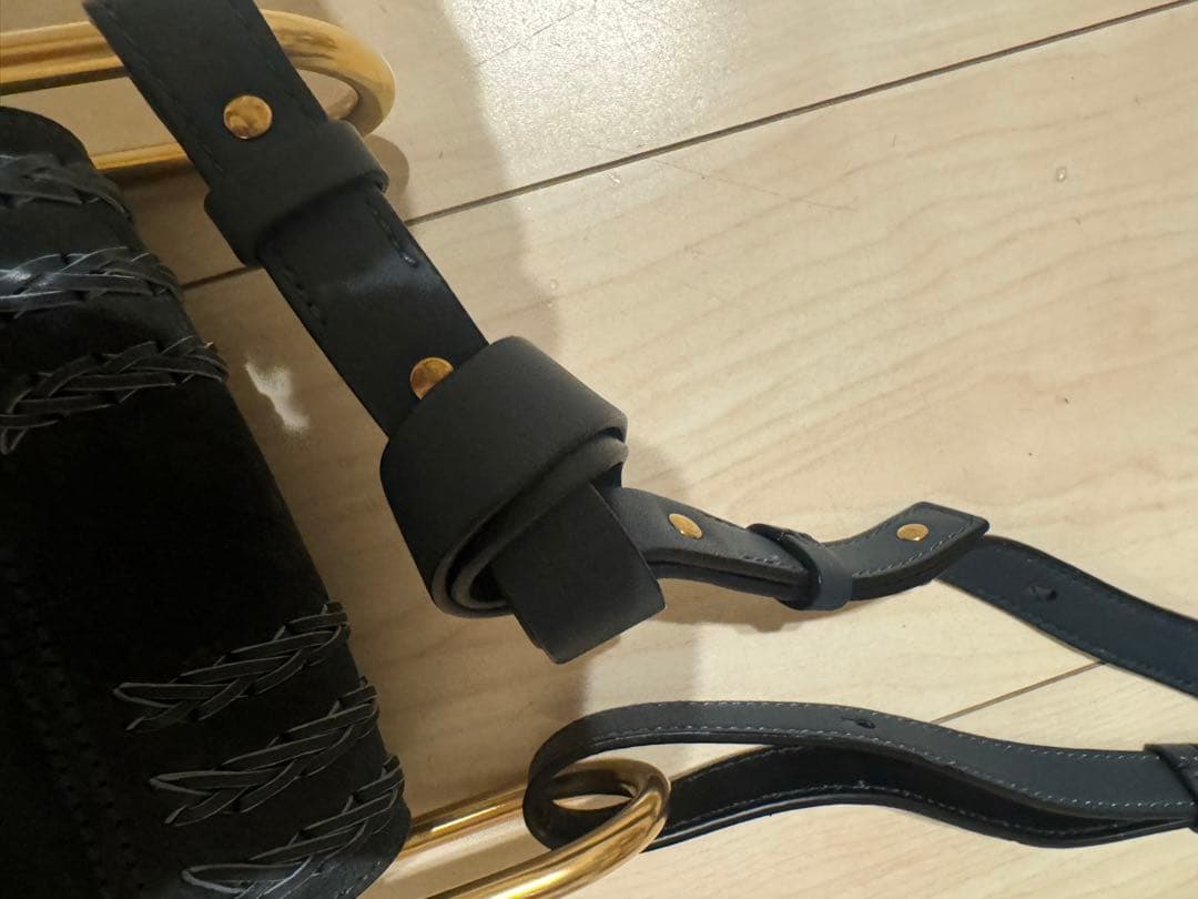 Chloe クロエ　hadson ハドソン スエード ショルダーバッグ