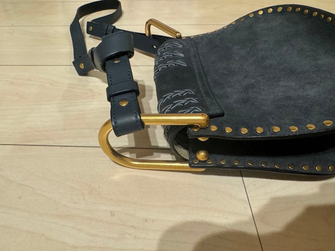 Chloe クロエ　hadson ハドソン スエード ショルダーバッグ