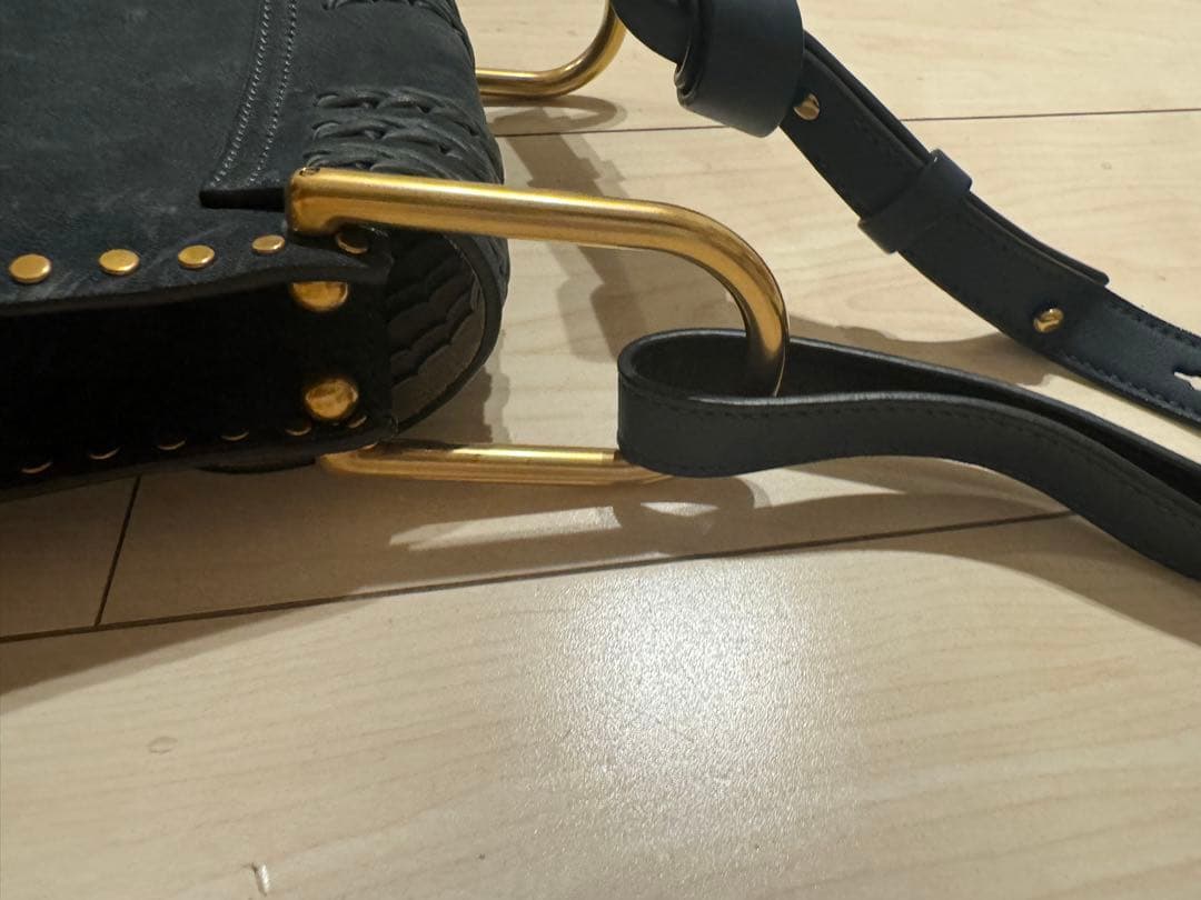 Chloe クロエ　hadson ハドソン スエード ショルダーバッグ