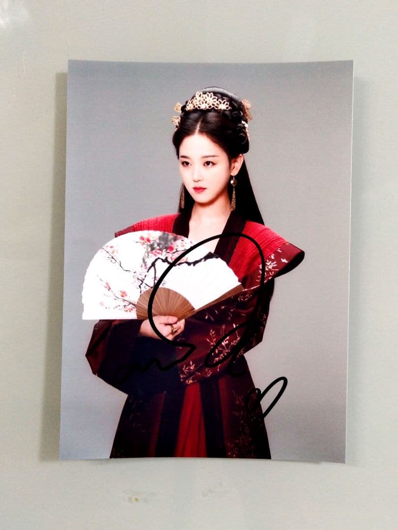 カン・ハンナ直筆サイン入り2Lサイズ写真…麗〜花萌ゆる8人の皇子たち