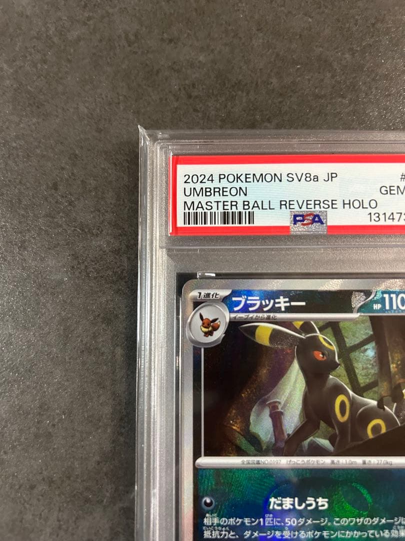 【psa10】ブラッキー　マスターボールミラー　テラスタルフェス　ex