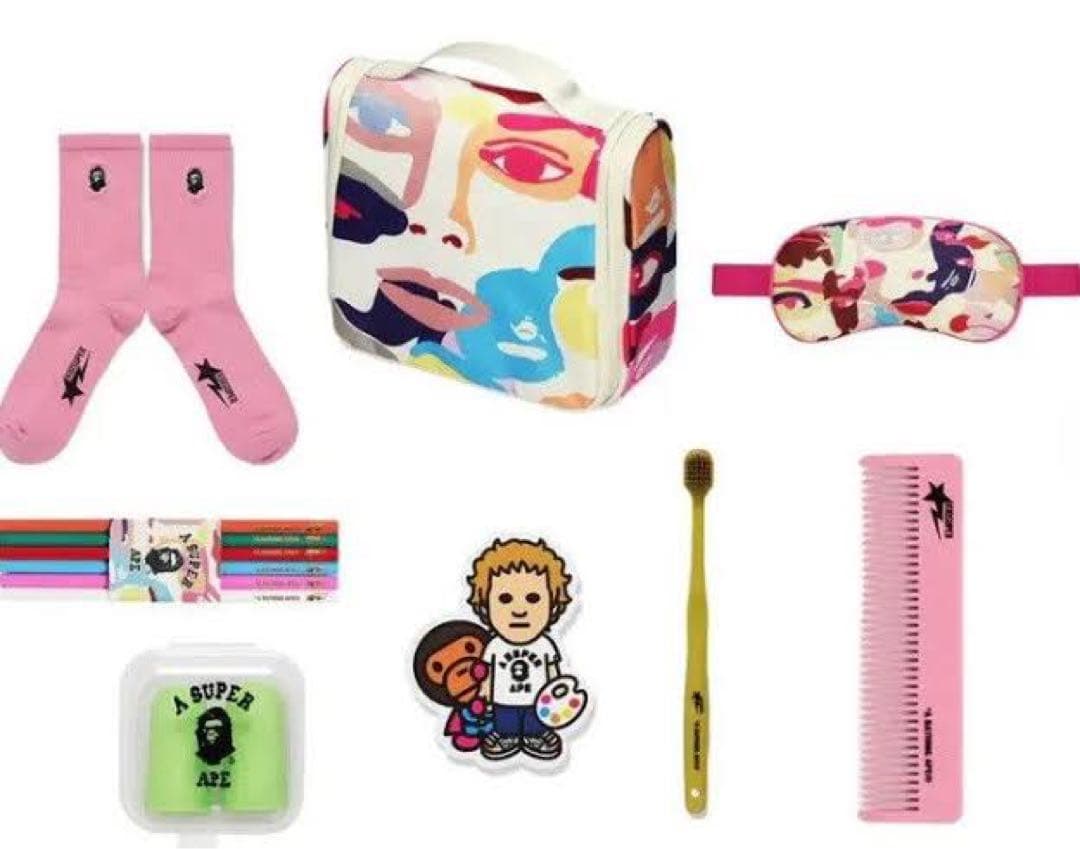 BAPE x KIDSUPER travel kit ノベルティ