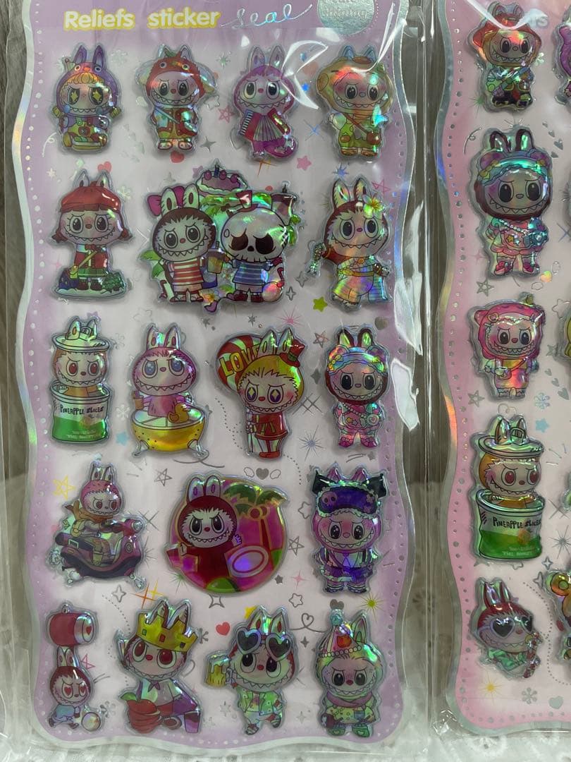 ラブブPOP MART購入♪シークレット♡100%本物！シール3点プレゼント‼︎