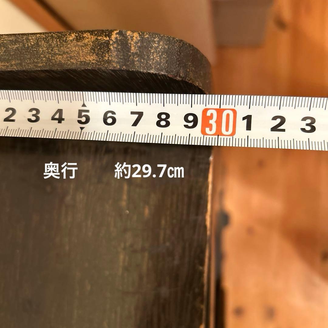 本棚　アンティーク　木製ガラス扉キャビネット 引き出し付き　収納棚　古道具