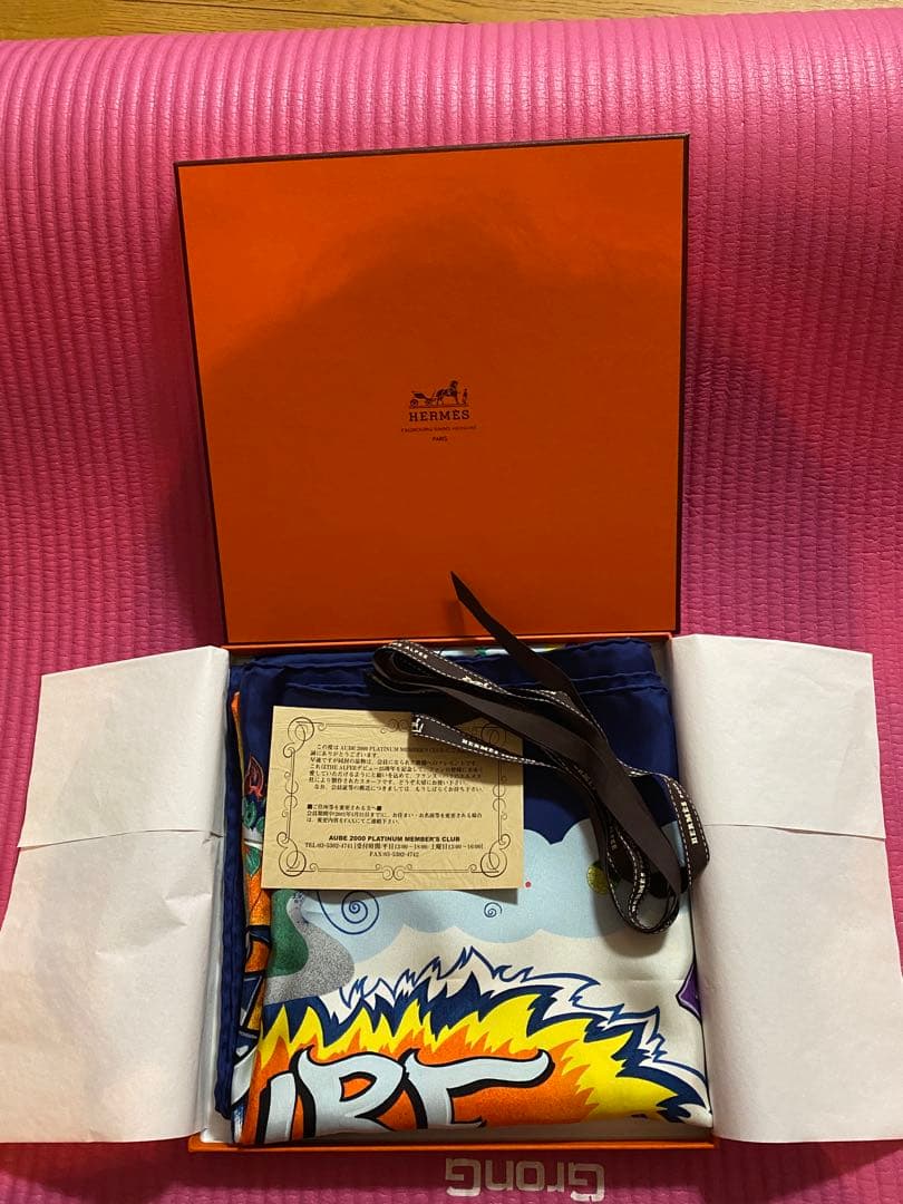 Hermès × THE ALFEEコラボスカーフ