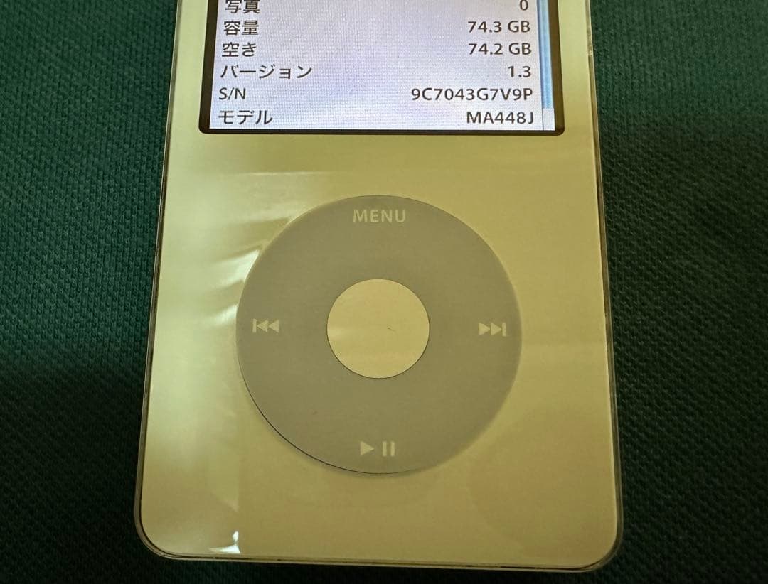 きれいなiPod Classic 5.5世代　80GB 新品のバッテリー