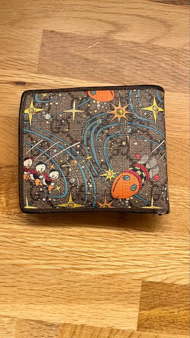 GUCCI Disneyコラボ　二つ折り財布　箱有り