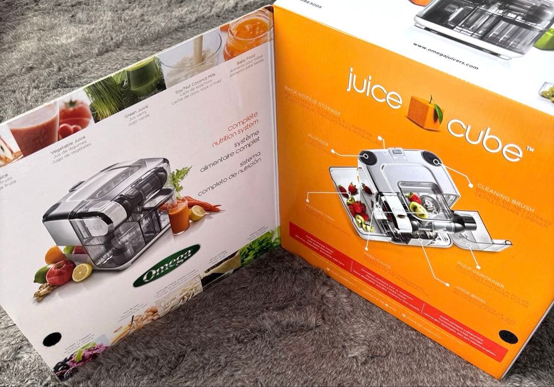 【美品】Omegaオメガジューサー JuiceCube CUBE300S 箱付き