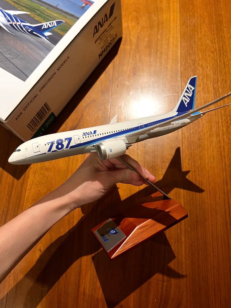 ANA boeing 787 8 1/200 プラモデル　テディベア　全日空 熊
