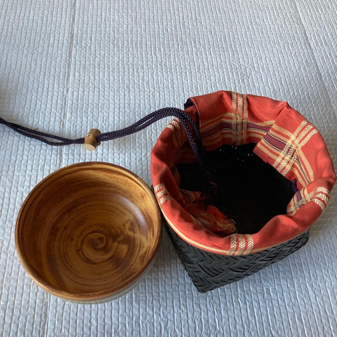 茶道具まとめ売り 蓋置き 棗 巾着入茶入れ 茶筅 茶筅筒 柄杓 茶碗 袱紗