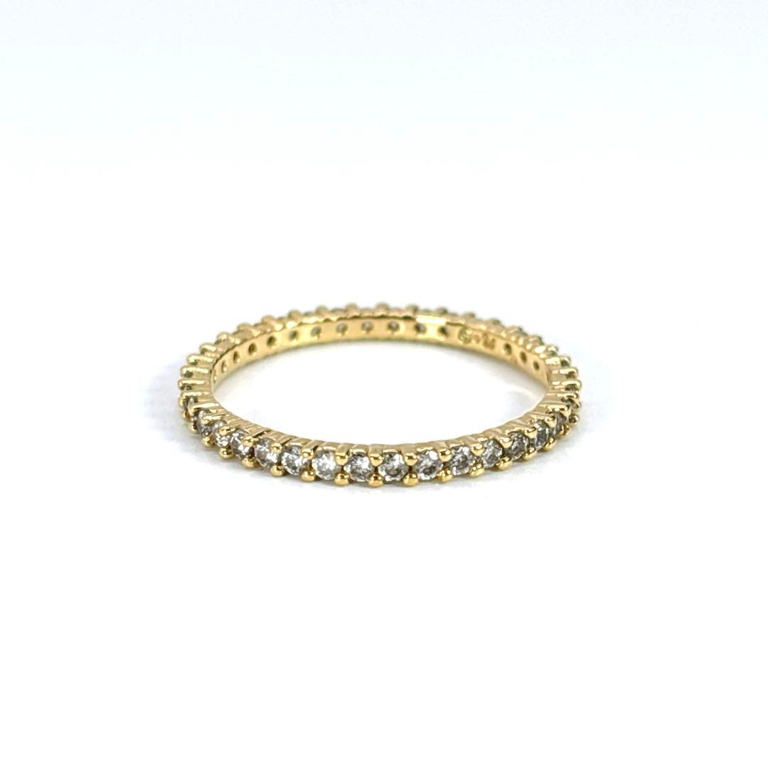 極美品　SWAROVSKI　スワロフスキー　リング　指輪　13号　ゴールド