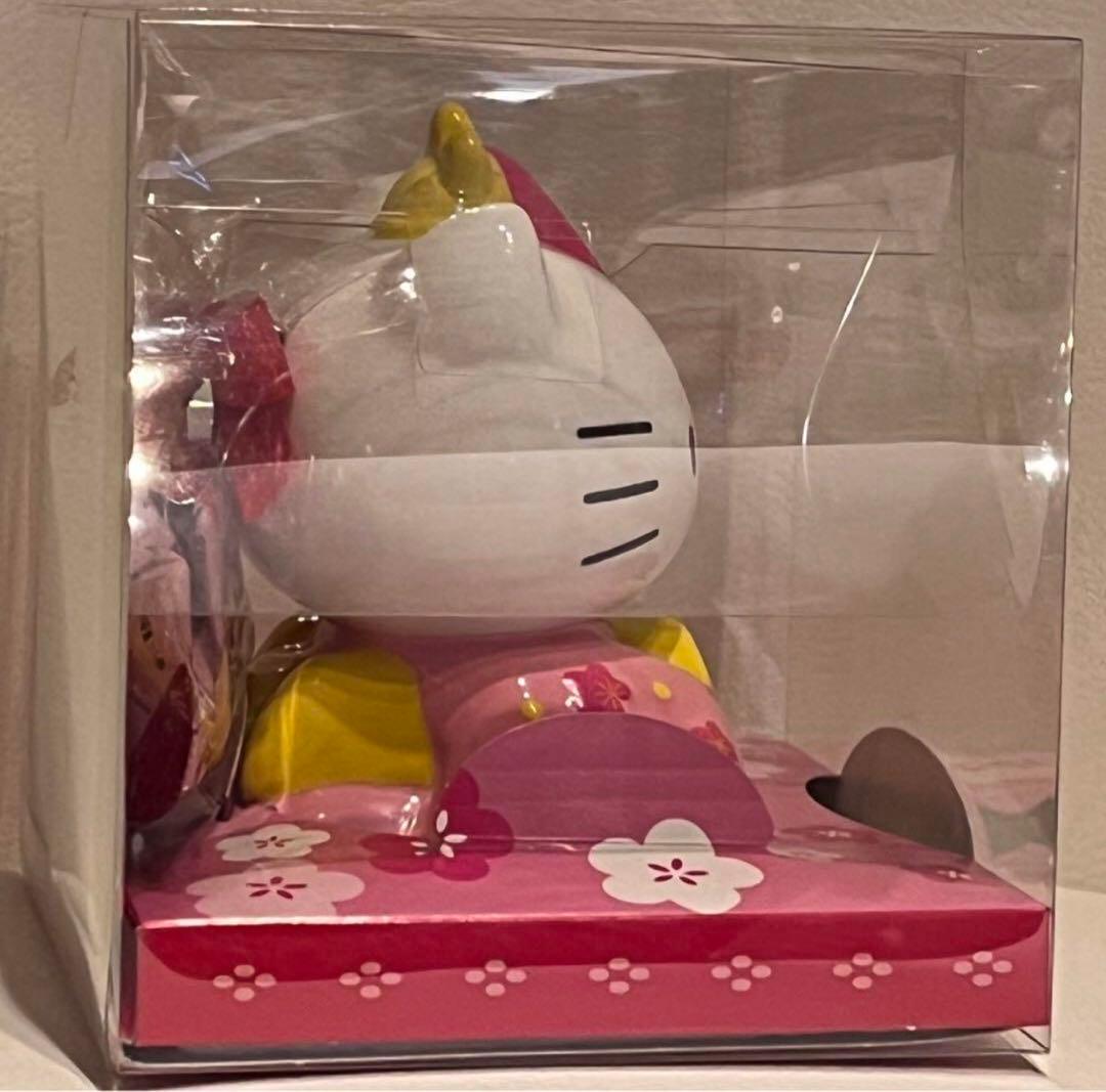 ❣️セール❣️ハローキティ サンリオ　陶器　貯金箱　希少　2000年　新品箱入超レア