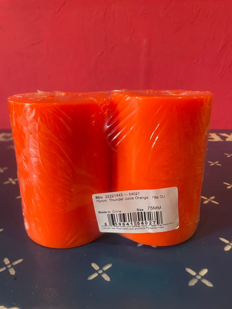 スケートボード OJ WHEELS Thunder Juice Orange 75MM