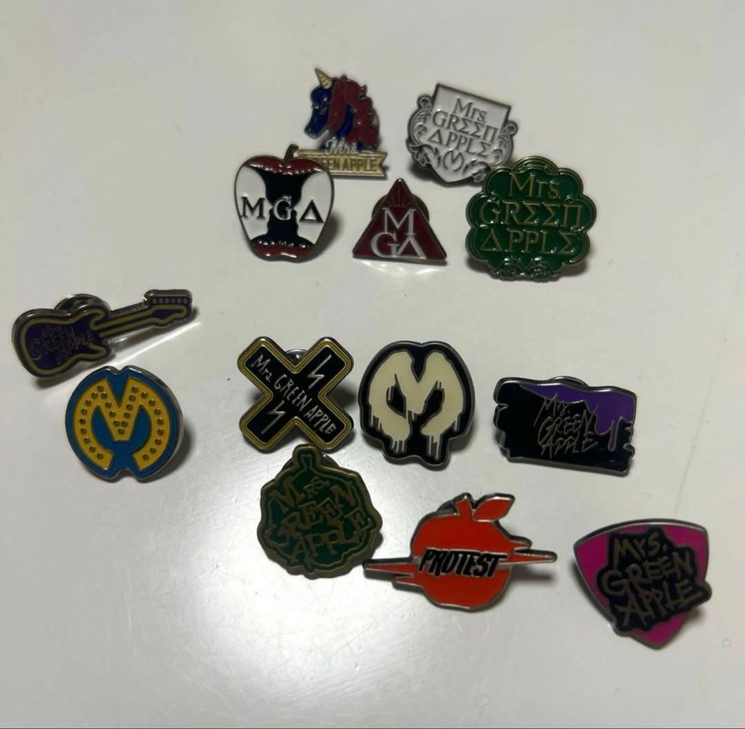 Mrs. GREEN APPLE ミセス ピンバッジ