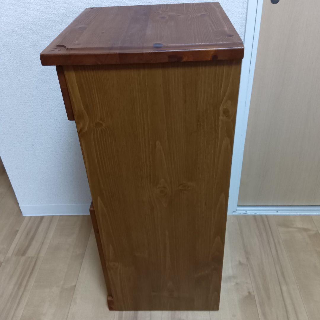 木製　キャビネット カントリー調　電話台　アンティーク　Newロザリオ　天然木