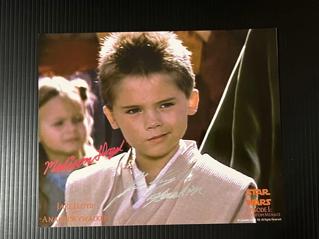 スターウォーズ EP1 ジェイクロイド兄弟 直筆ダブルサイン ポートレート 希少