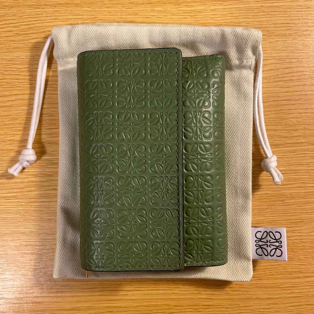 Loewe ロエベ 三つ折り財布 リピート スモール バーティカル ウォレット