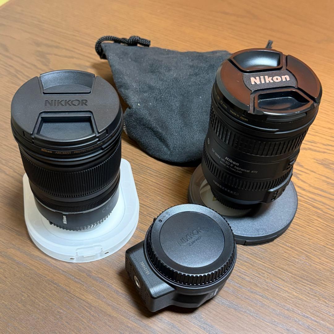 Nikon Z6 ボディレンズセット FTZ/ストロボ/バック/ケースなど