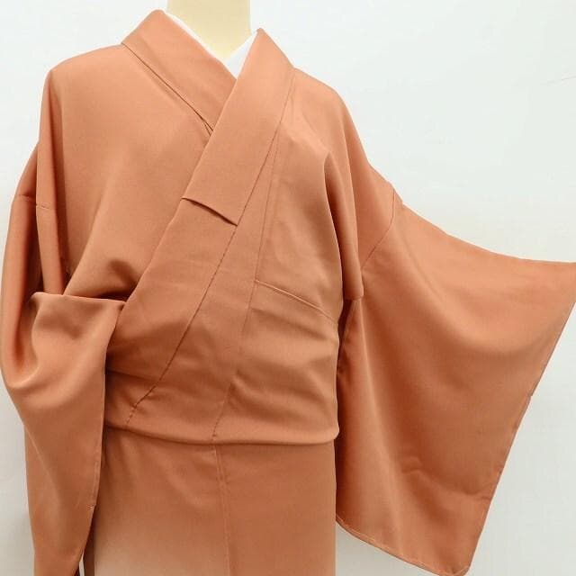 美品 友禅作家 田村哲彦落款 正絹 着物 トールサイズ 色留袖 D-59