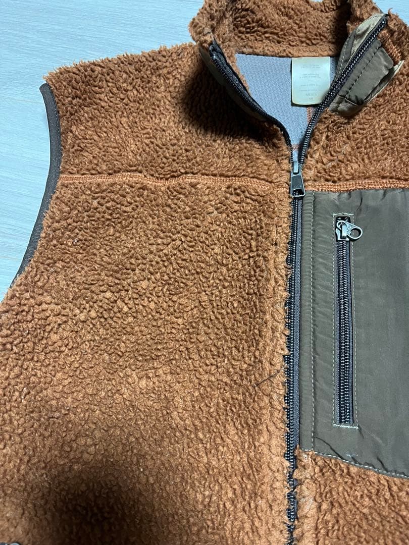 Patagonia フリース ベスト M ブラウン　レトロx