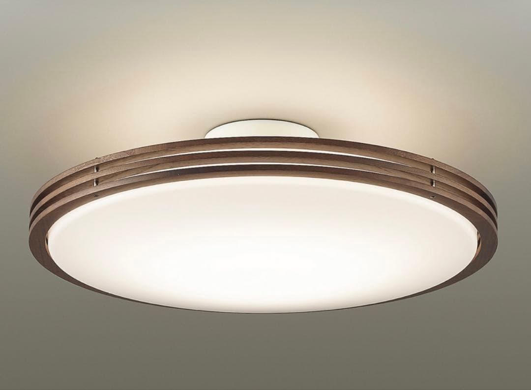 大光電機 LEDシーリング12畳 調光/調色 ウォールナット DXL-81382