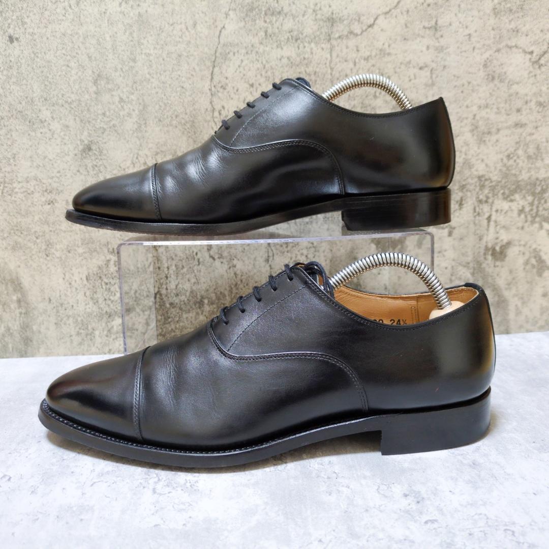 【極美品✨】スコッチグレイン ストレートチップ レザー 本革 内羽根 24.5