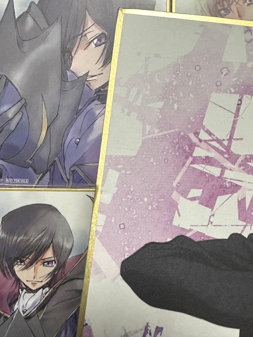 コードギアス　CLAMP 特別上映　特典　色紙　来場者特典　スクエアカード