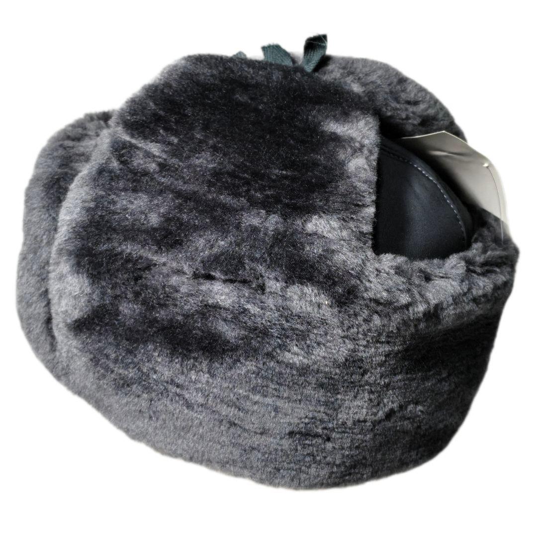 ロシア軍 実物 Военторг製 防寒帽 ウシャンカ 帽章付き 58cm