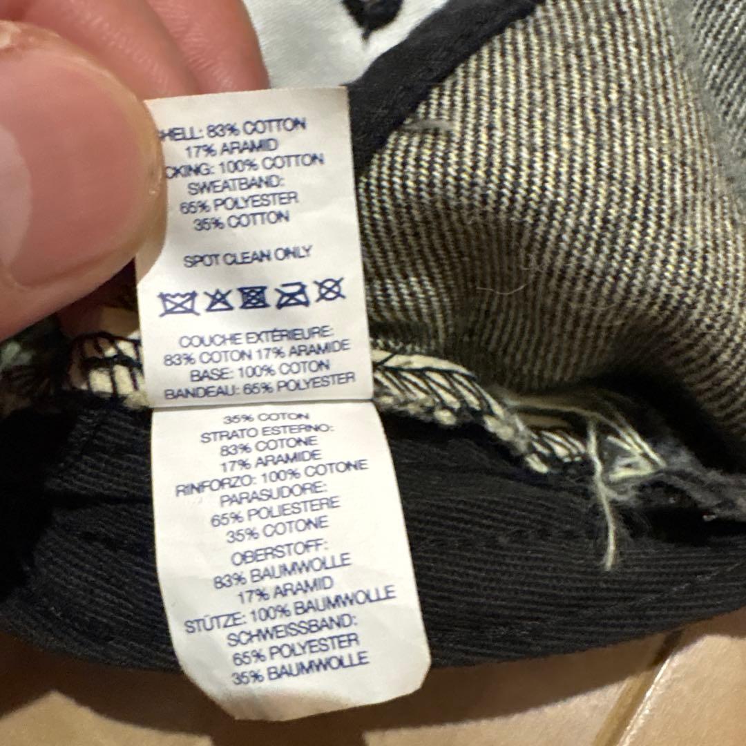 SUPREME ケブラー 黒キャップ Sロゴ