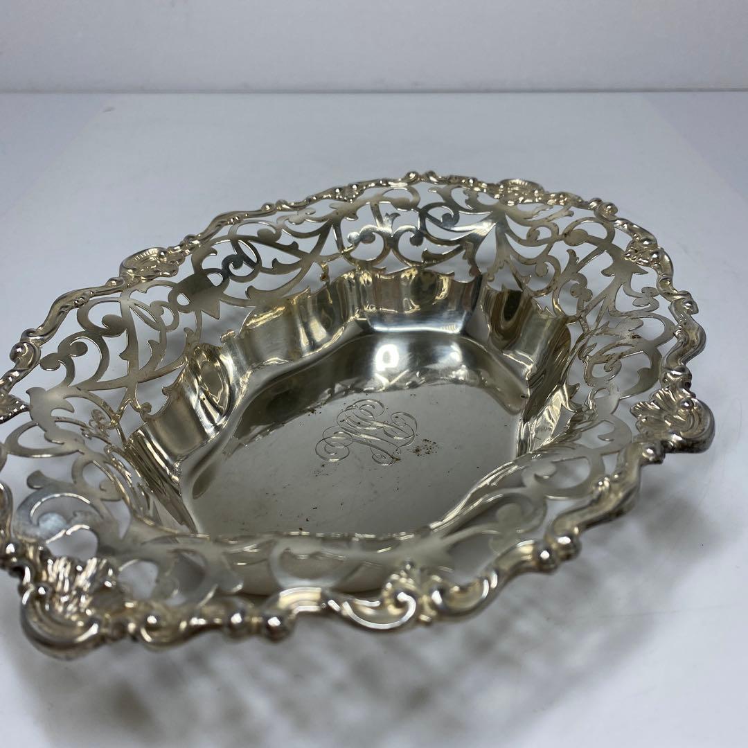 ゴーハム　sterling 透かし鉢　187g トコニ　東さ7-0304②