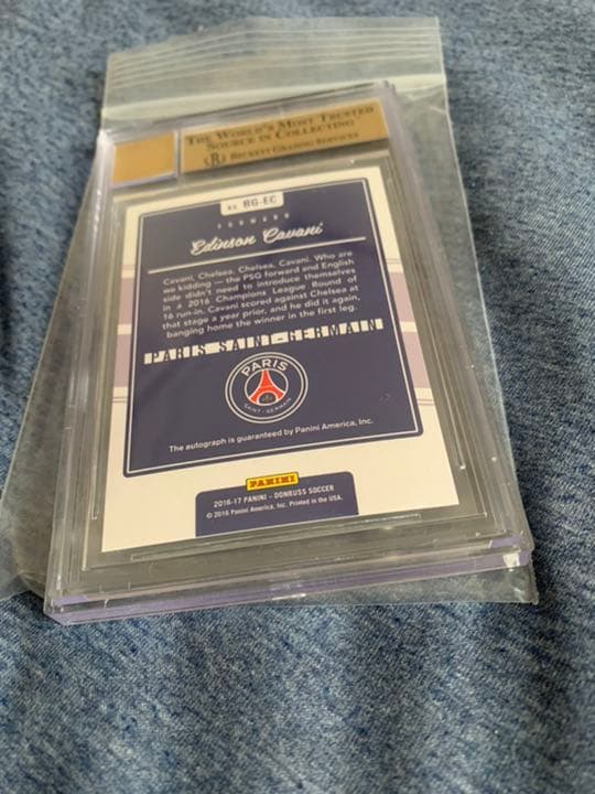 Edinson Cavani Auto Donruss BGS9.5 カバーニ
