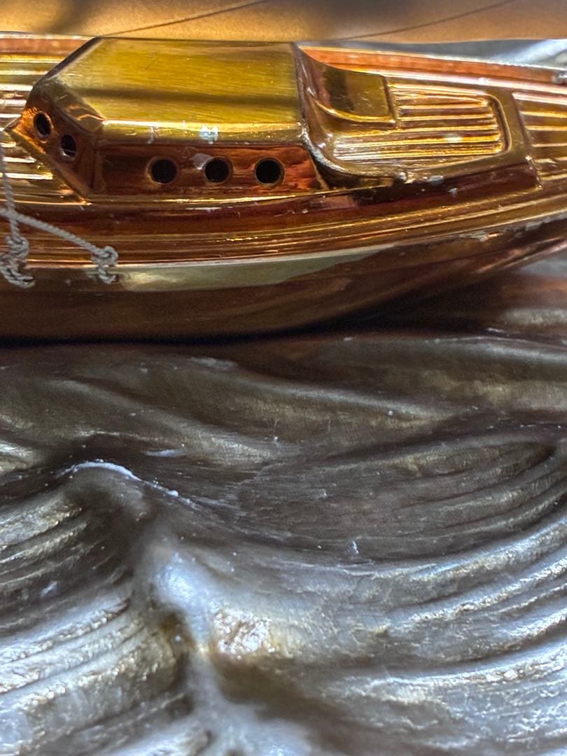 スターリングシルバー ヨット模型 TAKEHIKO