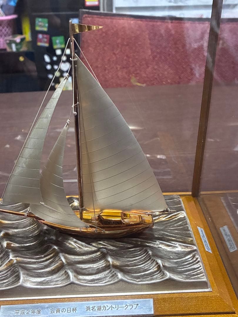 スターリングシルバー ヨット模型 TAKEHIKO