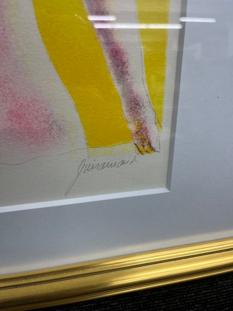 リトグラフ　ポール・ギヤマン　E.A 直筆サイン