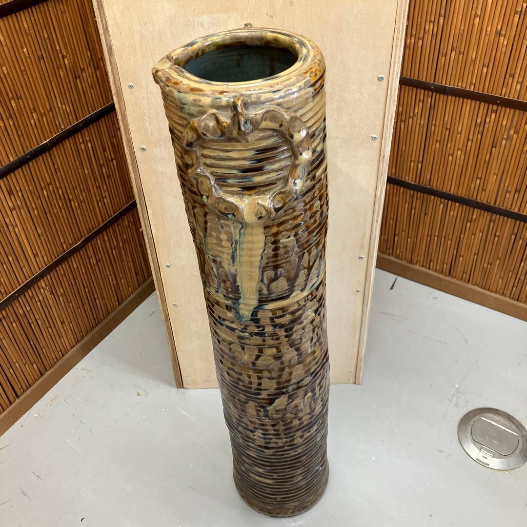 骨董品　華道道具　筒型花器　大正時代から昭和初期　S1068KOTK