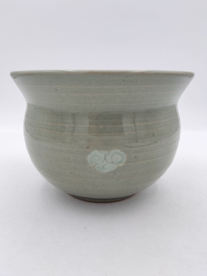 c338 煎茶　建水 雲鶴 妙見 茶道具 古物