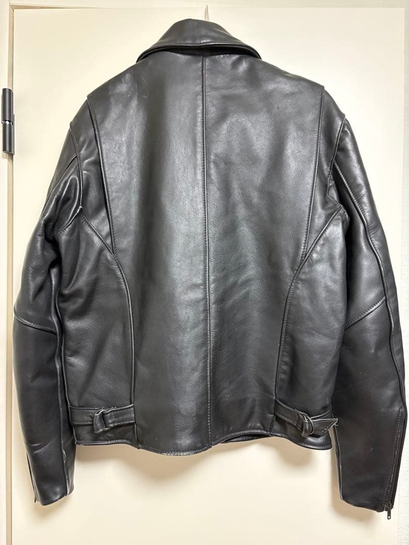 【レア｝Protech シングルライダース レザージャケット 38