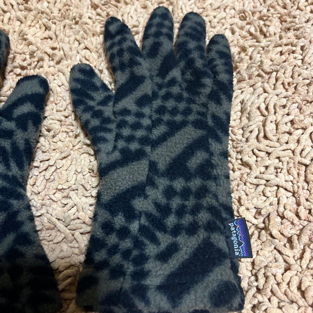 パタゴニア　シンチラ グローブ 98年 USA製 グレー S フリース　手袋