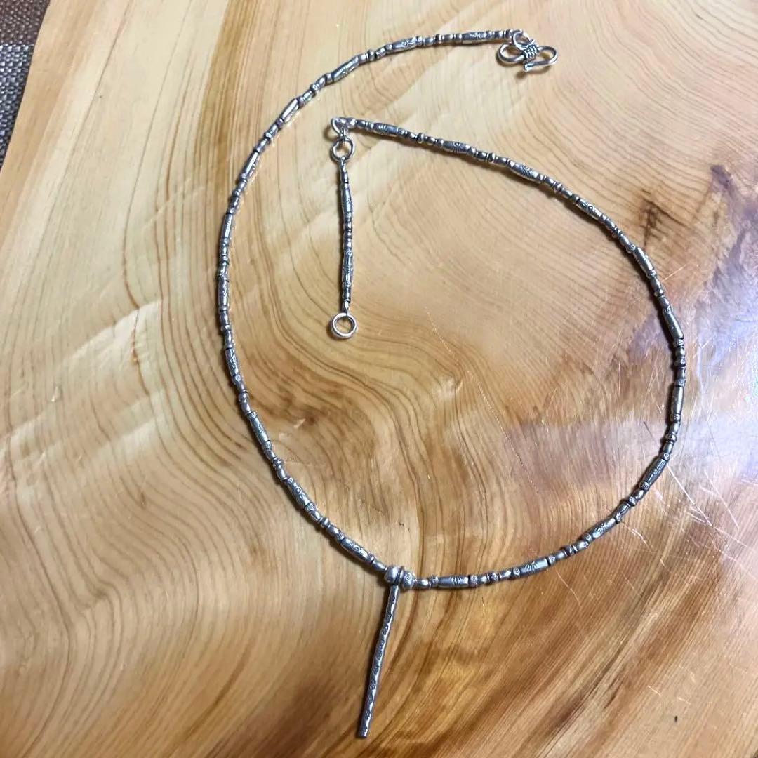 御専用　45cm＋5cmカレンシルバーネックレス