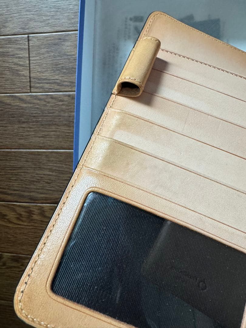 【フランクリン・プランナー】コードバンバインダー コンパクトサイズ ネイビー