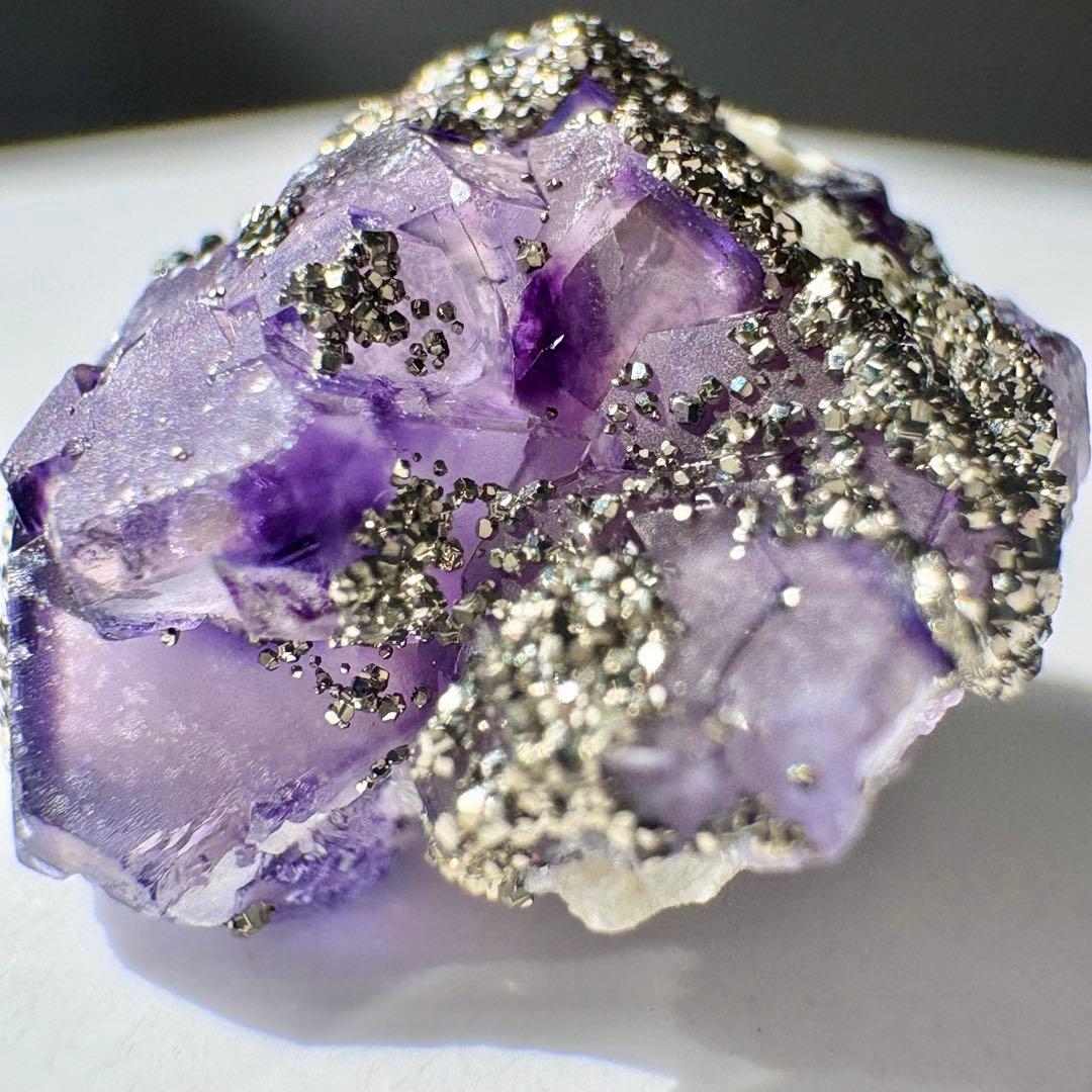 521 中国 内モンゴル産 レアタイプ フローライト&パイライト