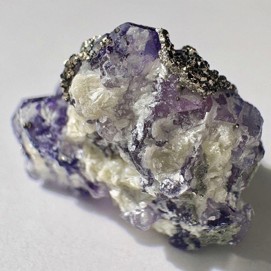 521 中国 内モンゴル産 レアタイプ フローライト&パイライト