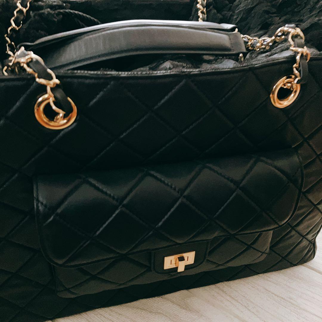 VOYAGE FOR LALA レザーキャリーバッグMサイズ未使用　希望者おまけ