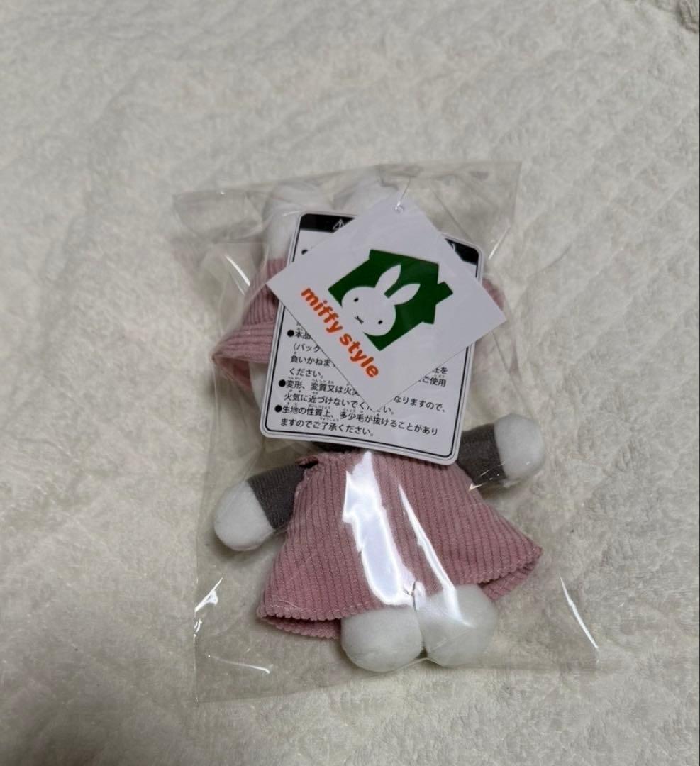 有楽町ミッフィースタイル限定ピンクコーデュロイマスコット