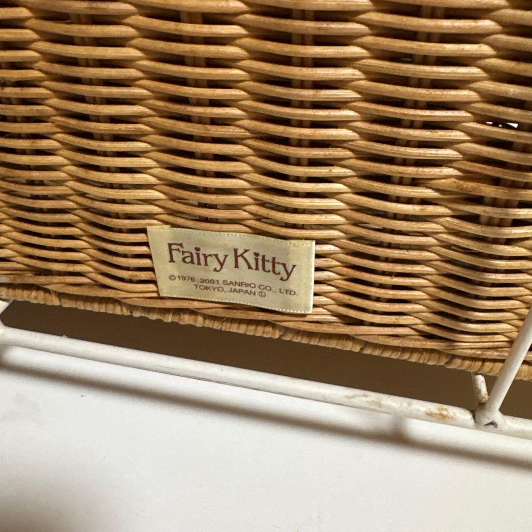 希少2001タグ付　fairy kitty フェアリーキティ♡ラタン3段ラック