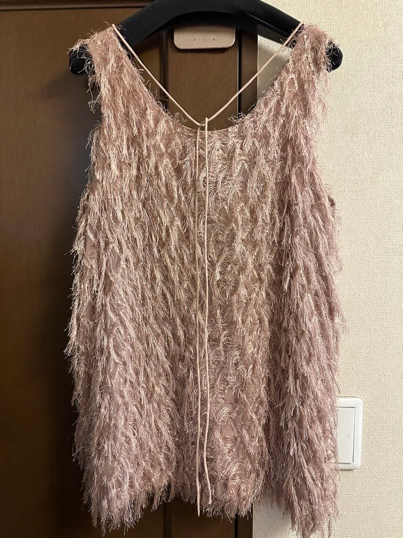 clane フリンジデザインタンクトップ サイズ1