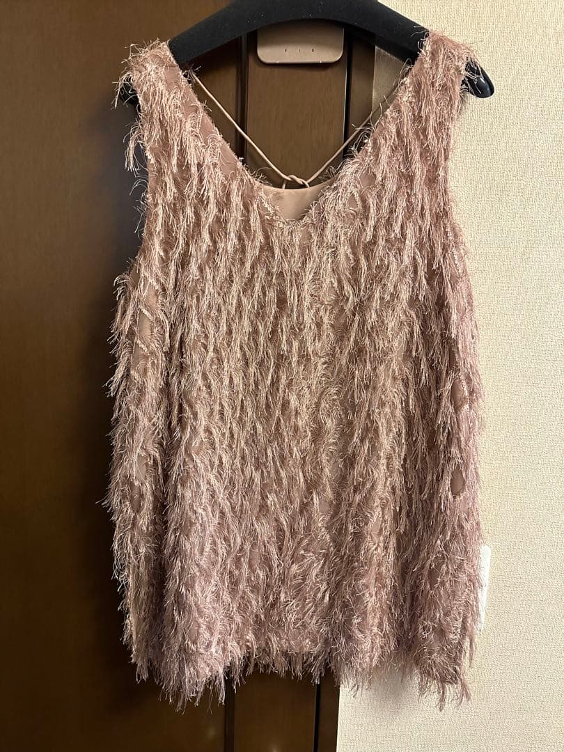 clane フリンジデザインタンクトップ サイズ1