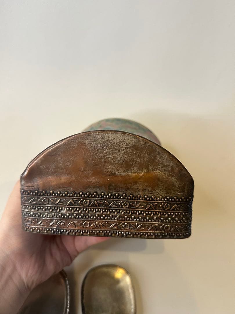 清時代 人物香合 中国骨董 古董 香合 2点セット